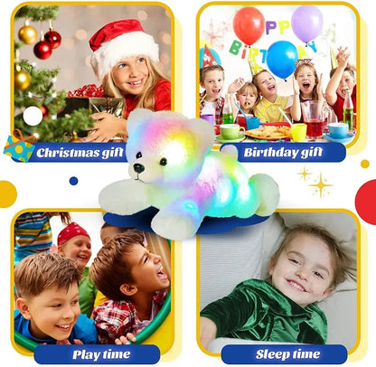 37cm peluche ours polaire lumineuse musicale pour enfants Ma boutique