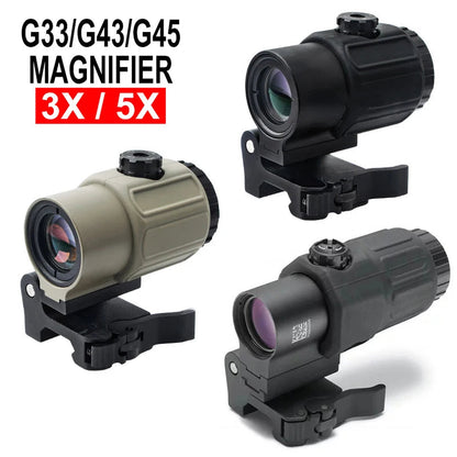 Lunette Magnifier Tactique EOTech G33 / G43 / G45 – Grossissement 3X / 5X Ma boutique