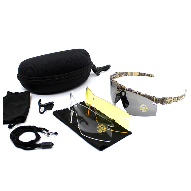 Lunettes Tactiques Militaires UV400 – Lunettes de Protection Anti-Choc – Pour Tir, Chasse, Airsoft, Cyclisme & Sports Outdoor - BLACKBEARD OUTDOOR INDUSTRIES