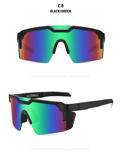 Lunettes de Soleil Heat Wave – Sport Cyclisme Style Conjugué, Polarisées, Anti-reflet, UV400 – Pour Homme & Femme - BLACKBEARD OUTDOOR INDUSTRIES