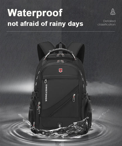 Sac à Dos Ordinateur Étanche 2025 – 17"/20" | Grande Capacité, USB, Antivol | Homme & Femme - BLACKBEARD OUTDOOR INDUSTRIES