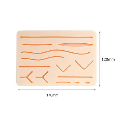 Kit de Pratique de Suture pour Étudiants en Médecine - Formation Chirurgicale avec Simulateur de Peau, Ensemble d'Outils d'Enseignement et Matériel Éducatif - BLACKBEARD OUTDOOR INDUSTRIES