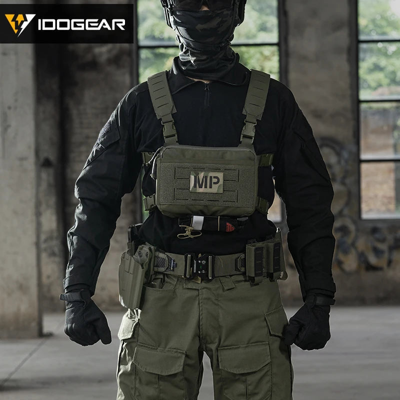 IDOGEAR KGR Tactical Chest Rig MOLLE – Harnais Tactique Compact Ma boutique