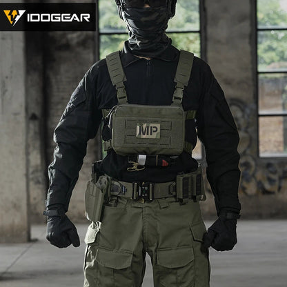 IDOGEAR KGR Tactical Chest Rig MOLLE – Harnais Tactique Compact Ma boutique