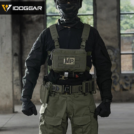 IDOGEAR KGR Tactical Chest Rig MOLLE – Harnais Tactique Compact Ma boutique