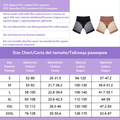 Shorts Sans Coutures pour Femme – Culottes Haute Taille, Grande Taille, Mesh Léger, Anti-Friction, Sous-Vêtement BLACKBEARD OUTDOOR INDUSTRIES