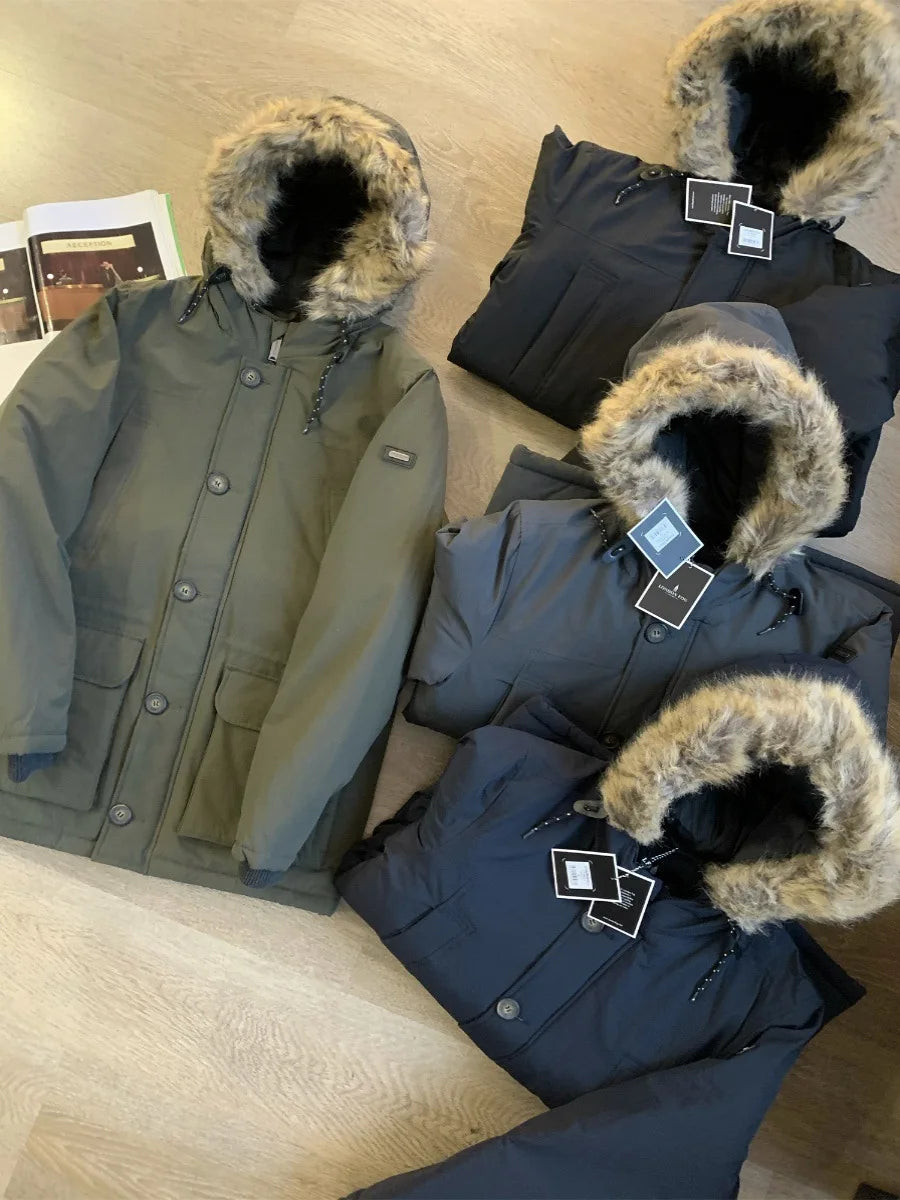 Manteau Long M65 Tooling Outdoor Homme et Femme Imperméable, Coupe-Vent, Ultra Chaud, Avec Capuche — Spécial Hiver - BLACKBEARD OUTDOOR INDUSTRIES