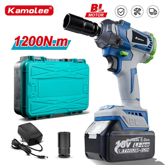 Clé à Chocs Électrique Brushless Kamolee 1000Nm – 1/2" | 4800RPM – Compatible Batterie Makita 18V - BLACKBEARD OUTDOOR INDUSTRIES