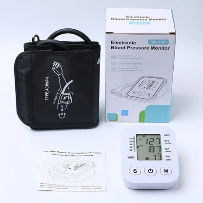 Tensiomètre Digital Portable – Moniteur de Tension Artérielle au Bras avec Mesure du Pouls Ma boutique