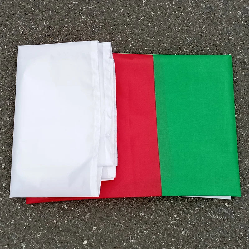 Drapeau National Bulgare – 90x150 cm – Polyester – Drapeau Europe EU – Blanc, Vert, Rouge – BG BGR Bulgarie BLACKBEARD OUTDOOR INDUSTRIES