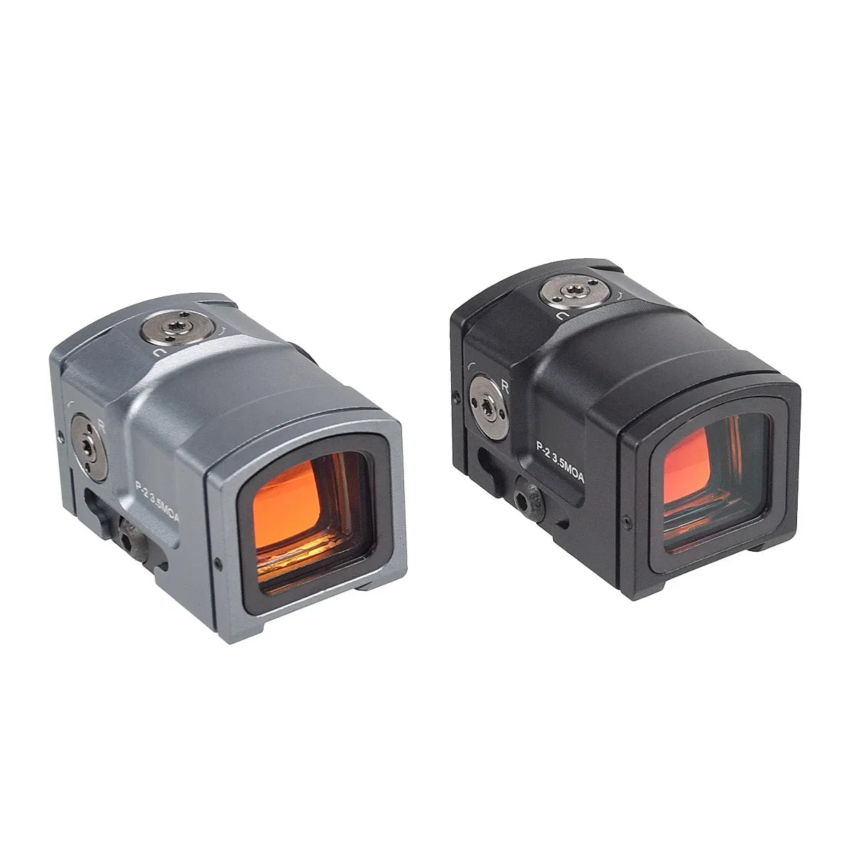 Lunette de visée tactique P-2 Red Dot 3,5 MOA avec montage haut 1,54" et fixation rail 20 mm — Pour pistolet Glock 17 MOS et carabine airsoft - BLACKBEARD OUTDOOR INDUSTRIES