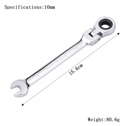 Clé à Cliquet Flexible 72 Dents en Acier Chrome Vanadium – 6 à 27 mm - BLACKBEARD OUTDOOR INDUSTRIES