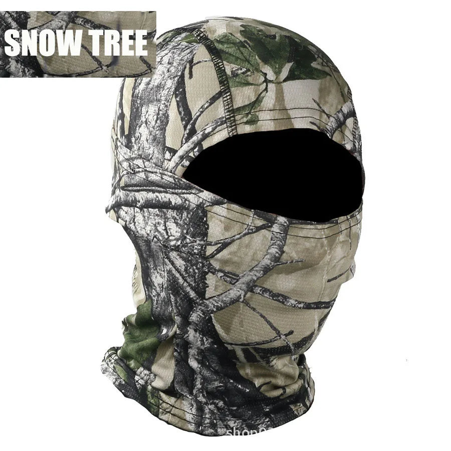 Masque Balaclava Tactique Multicam - Masque Complet de Protection du Visage, Chapeau de Cyclisme et Chasse, Camouflage, Écharpe Balaclava - BLACKBEARD OUTDOOR INDUSTRIES