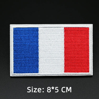 Patches Drapeaux Brodés Tactiques – international - BLACKBEARD OUTDOOR INDUSTRIES
