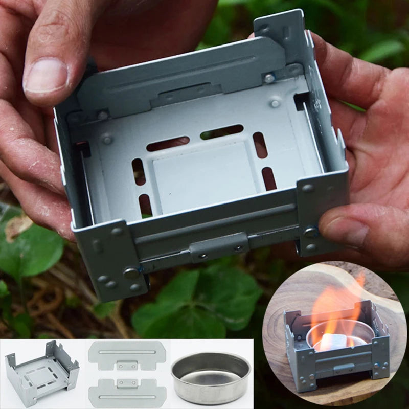 Réchaud Portable de Camping à Alcool Solide - BLACKBEARD OUTDOOR INDUSTRIES