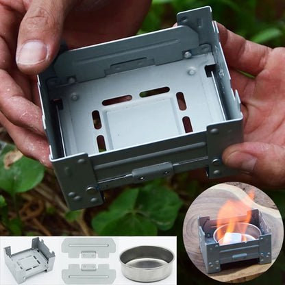 Réchaud Portable de Camping à Alcool Solide - BLACKBEARD OUTDOOR INDUSTRIES