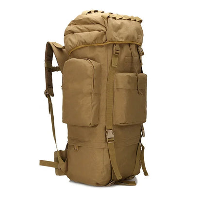 Sac à Dos de Randonnée 70L Imperméable avec Housse de Pluie – Grand Sac de Camping et Escalade - BLACKBEARD OUTDOOR INDUSTRIES
