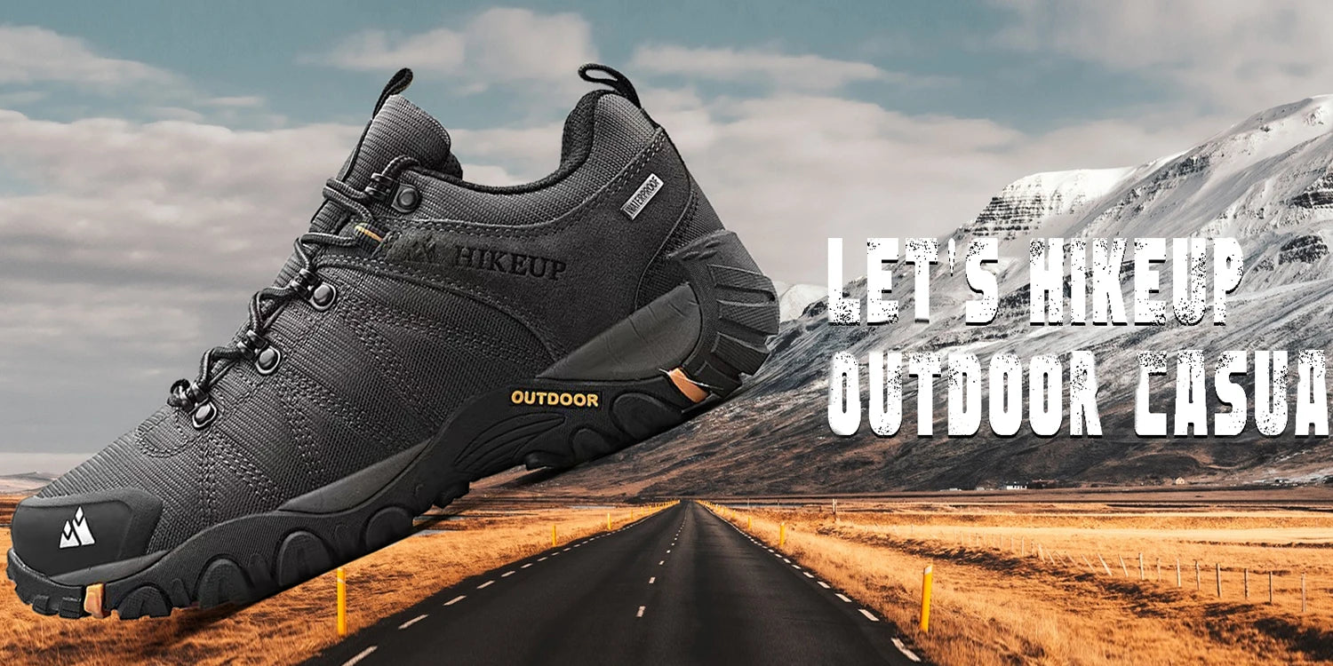 Chaussures de Randonnée Homme HIKEUP – Antidérapantes, Respirantes, Résistantes – Trekking, Escalade, Chasse, Tourisme - BLACKBEARD OUTDOOR INDUSTRIES