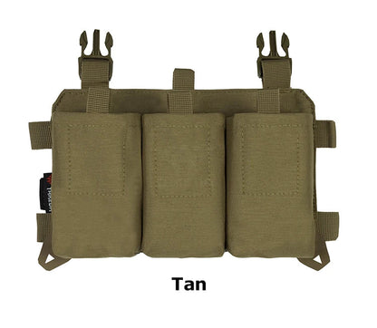 Gilet Tactique YAKEDA Triple 5.56/7.62 avec Libération Rapide et Boucle – Panneau Modulaire d'Attaque pour Équipement de Chasse Extérieure BLACKBEARD OUTDOOR INDUSTRIES