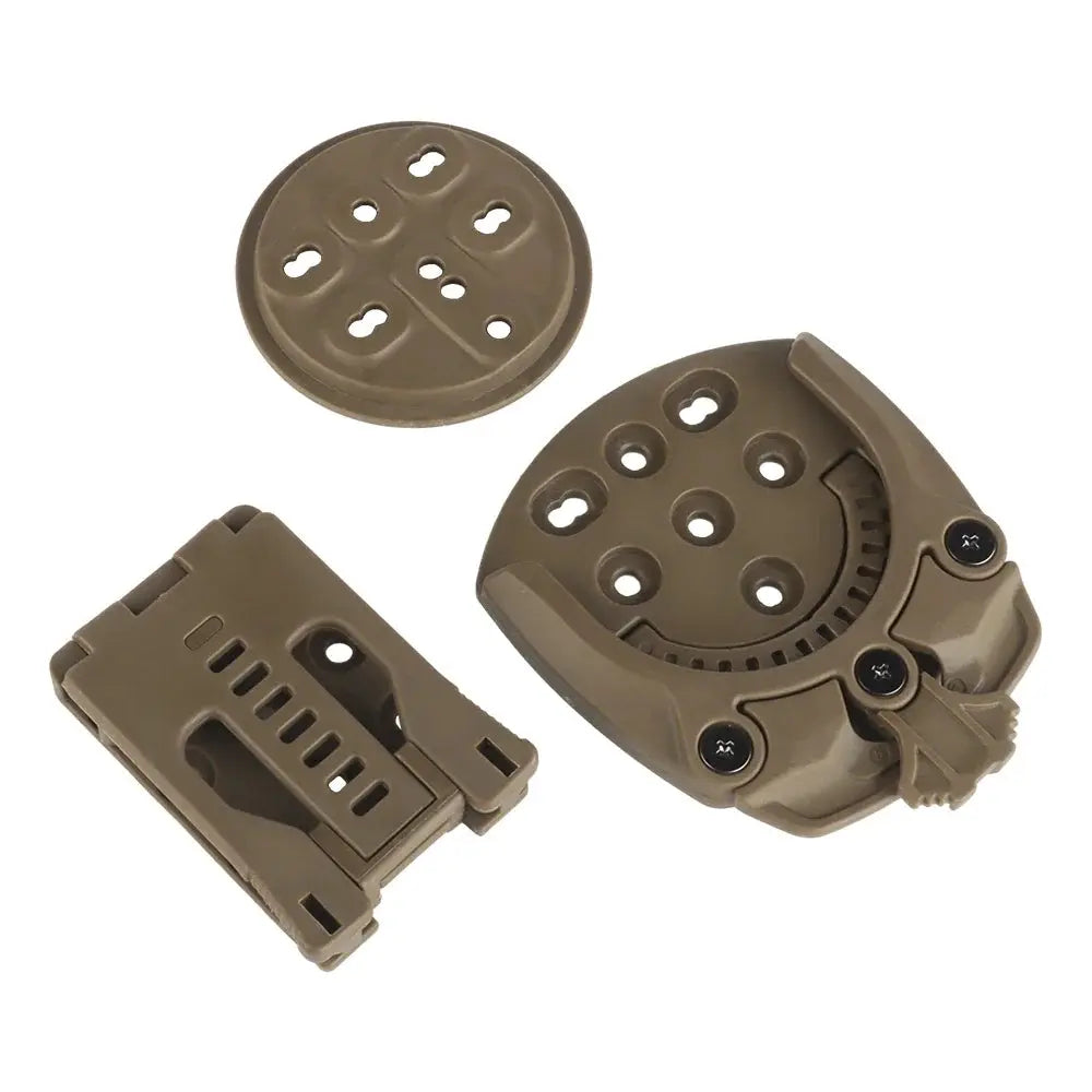 Adaptateur de Holster Tactique 360° – Base Rotative Modulaire pour Holster de Chasse et Airsoft Ma boutique
