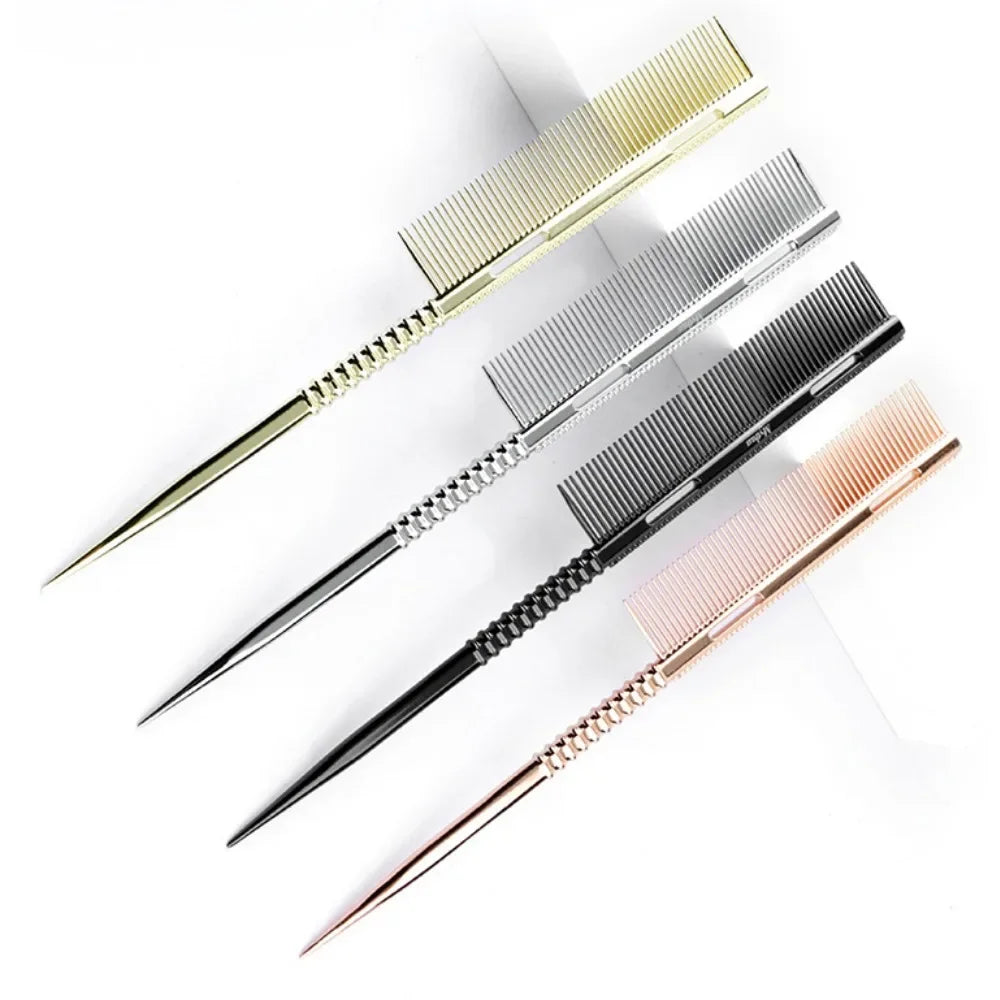 Peigne à Queue en Aluminium – Coiffure & Coupe | Accessoire de Salon pour Hommes et Femmes - BLACKBEARD OUTDOOR INDUSTRIES