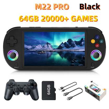 Console de jeux rétro portable M22 Pro – 128 Go - BLACKBEARD OUTDOOR INDUSTRIES
