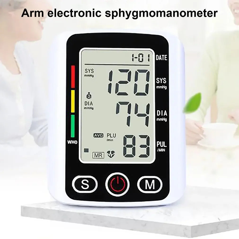 Tensiomètre Digital Portable – Moniteur de Tension Artérielle au Bras avec Mesure du Pouls Ma boutique