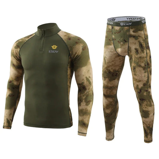 Ensemble Thermique Camouflage Hiver – Sous-vêtements Techniques pour Homme - BLACKBEARD OUTDOOR INDUSTRIES