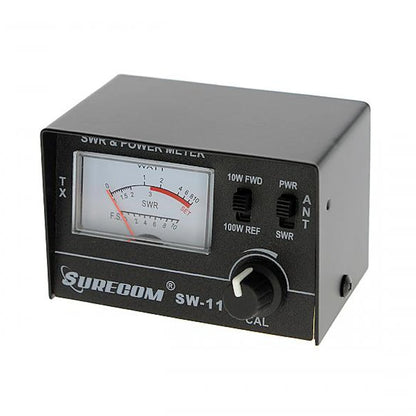 SURECOM SW-111 – Wattmètre & Testeur SWR 100W pour Antenne CB 27–30 MHz - BLACKBEARD OUTDOOR INDUSTRIES