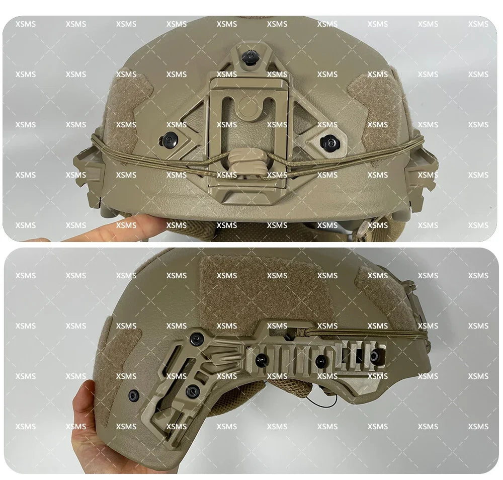 Casque Balistique Tactique ACH High-Cut NIJ III+7.62 – Casque de Sécurité Aramide FAST Wendy – Protection Ballistique NIJ IIIA - BLACKBEARD OUTDOOR INDUSTRIES