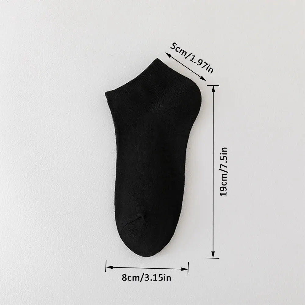 Lot de 10/20/40 Paires de Chaussettes Basses Unisexes – Couleurs Unies – Douces, Légères et Respirantes - BLACKBEARD OUTDOOR INDUSTRIES