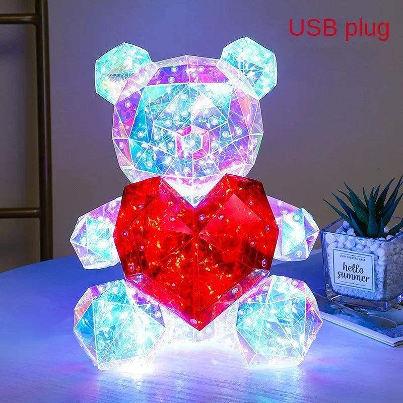 Teddy Bear Romantic ours lumineux Ma boutique