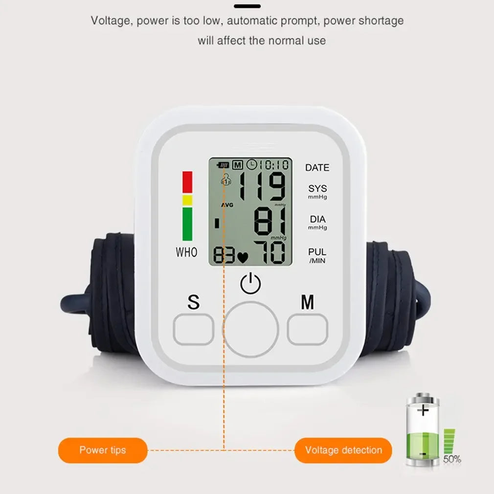 Tensiomètre Digital Portable – Moniteur de Tension Artérielle au Bras avec Mesure du Pouls Ma boutique