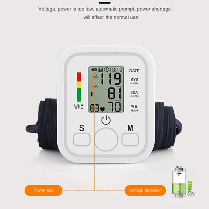 Tensiomètre Digital Portable – Moniteur de Tension Artérielle au Bras avec Mesure du Pouls Ma boutique