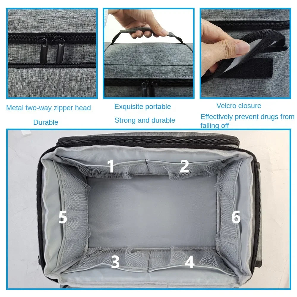 Trousse de Premiers Secours de Voyage – Sac Organisateur Multifonctionnel pour Médicaments Ma boutique