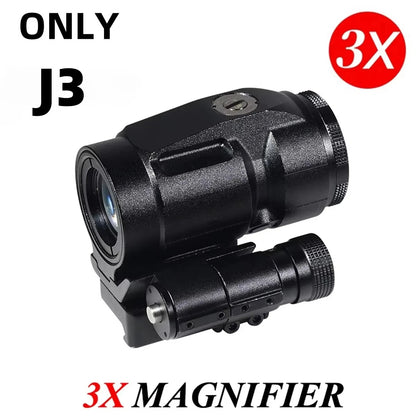 Lunette de Visée Combo Red Dot R5 + Magnifier J3 3X pour Rail 20 mm - BLACKBEARD OUTDOOR INDUSTRIES
