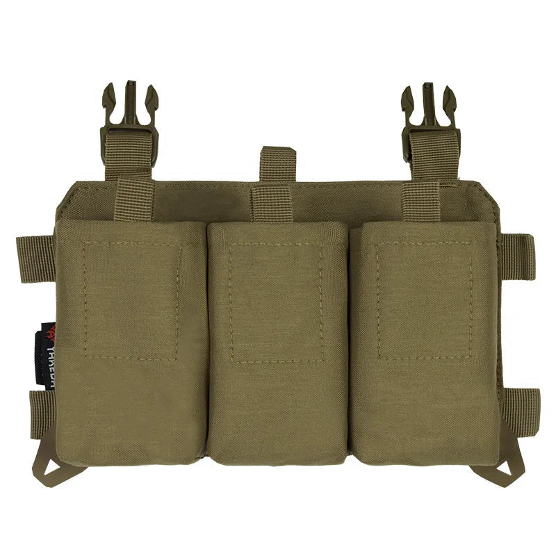 Gilet Tactique YAKEDA Triple 5.56/7.62 avec Libération Rapide et Boucle – Panneau Modulaire d'Attaque pour Équipement de Chasse Extérieure BLACKBEARD OUTDOOR INDUSTRIES