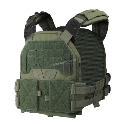 Gilet Tactique KZ Plate Carrier - Profil Bas, Léger, Ajustable, avec MOLLE et Système de Libération Rapide – Gilet de Combat pour Airsoft et Chasse - BLACKBEARD OUTDOOR INDUSTRIES