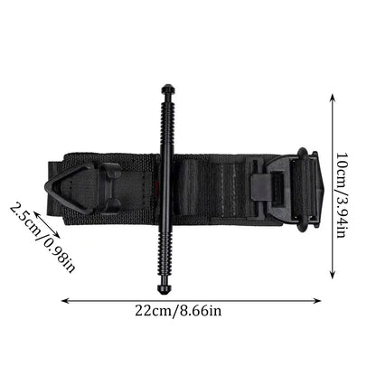 Garrot Médical d'Urgence – 22 x 10 x 2,5 cm – Portable, Résistant et Facile à Utiliser à Une Main Ma boutique