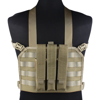 EMERSONGEAR MP7 Chest Rig avec Poche à Magazines – Gilet Tactique MOLLE pour Airsoft, Chasse et Camping - BLACKBEARD OUTDOOR INDUSTRIES