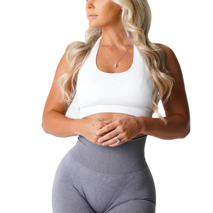 Soutien-Gorge Sans Couture à Col Halter "Limitless" - Spandex Élastique et Respirant pour Femmes, Confort et Maintien, Idéal pour le Fitness et le Yoga - BLACKBEARD OUTDOOR INDUSTRIES