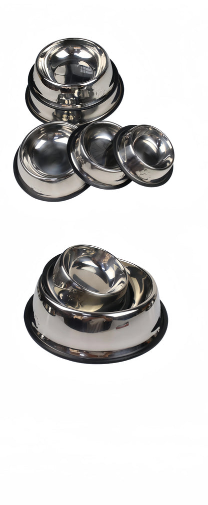 Gamelle Inox pour Chien et Chat – 6 Tailles Disponibles Robuste • Facile à Nettoyer • Multi-usages Ma boutique