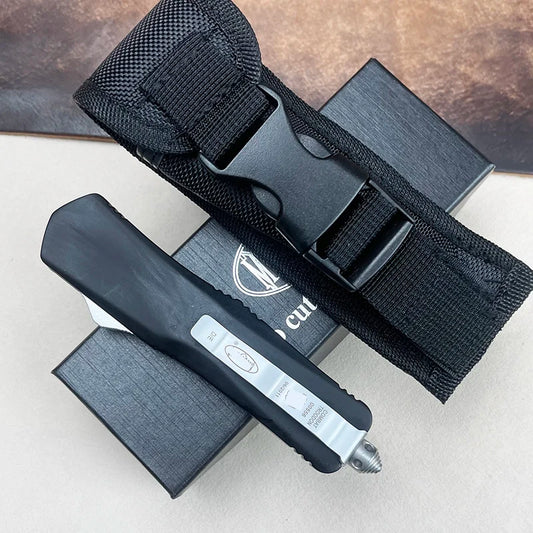 Couteau de Combat Troo Series Micro OTF Tech – Couteau EDC tactique à double tranchant D2 (modèle A07Don) - BLACKBEARD OUTDOOR INDUSTRIES