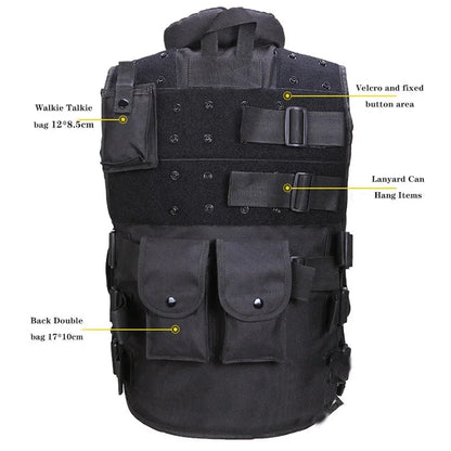 Gilet Tactique d’Intervention Type SWAT / SAS – Modèle Adulte & Enfant Ma boutique