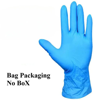 Gants en Nitrile Bleus - Gants Jetables pour le Nettoyage de Cuisine, Vaisselle et Travail - BLACKBEARD OUTDOOR INDUSTRIES
