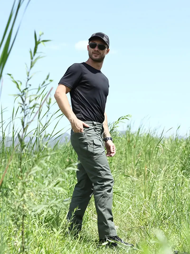 Pantalon Tactique Outdoor Homme Multi-Fonctionnel - Pantalon Cargo avec Poches, Résistant à l'Eau et à l'Usure, Idéal pour Randonnée et Activités Extérieures BLACKBEARD OUTDOOR INDUSTRIES