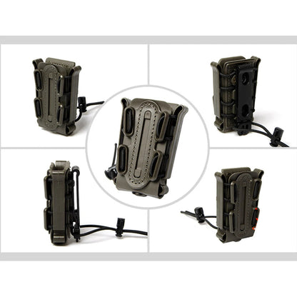 Poche à Chargeur Tactique Molle pour Magasin de Pistolet 9mm avec Clip de Ceinture (Compatible G17, G19, M9, P226) BLACKBEARD OUTDOOR INDUSTRIES