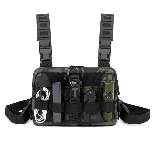 Sac tactique compact à porter sur la poitrine – Unisex, avec multiples poches pour un rangement sécurisé des équipements, accessoires et essentiels - BLACKBEARD OUTDOOR INDUSTRIES
