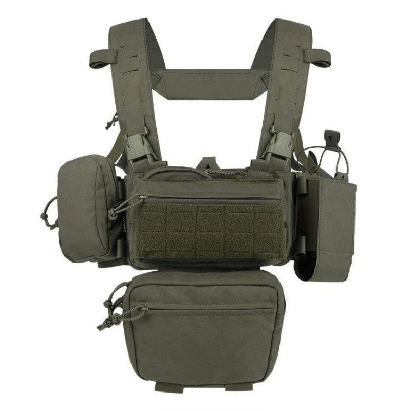 YAKEDA – Chest Rig Tactique Modulaire | Gilet Mini-Rig Léger avec Système de Dégagement Rapide Ma boutique