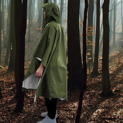 Poncho de Pluie Ultra-Résistant pour Randonnée et Camping - Imperméable, Léger, Universel, pour Hommes et Femmes BLACKBEARD OUTDOOR INDUSTRIES